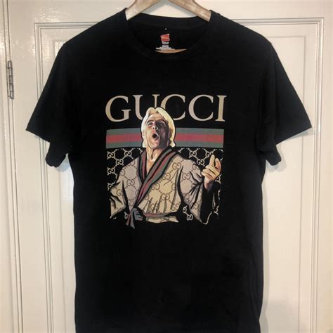 gucci ric flair t shirt|gucci polo shirts for men.